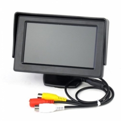 4.3 инчов TFT LCD монитор за връзка с камера за задно виждане 2 видео входа