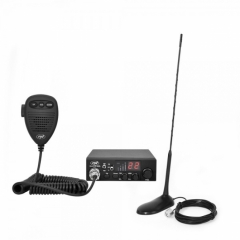 Комплект радиостанция CB PNI ESCORT HP 8000L ASQ + Антена CB PNI Extra 45 с магнит