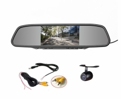Mp5 Handsfree Огледало с монитор 4.3 инча АТ BTM-4301A + камера за паркиране