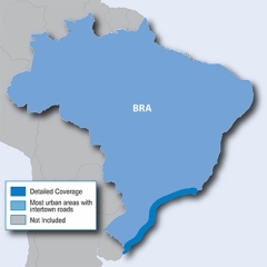 Карта за Garmin City Navigator Бразилия NT