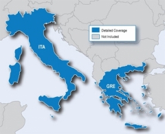 Карти за Garmin City Navigator Europe NT – Италия Гърция