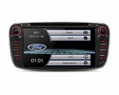 Мултимедия двоен дин за Ford Focus PF71FSFS-B, GPS, DVD, WinCE, 7инча